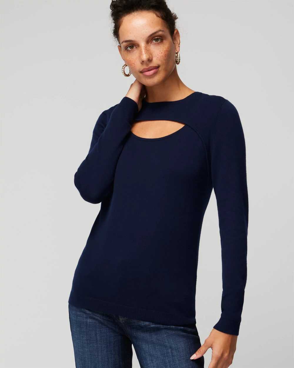 Sweater white top house black market